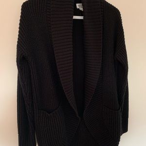 Dynamite Extra Small Black Oversized Cardigan